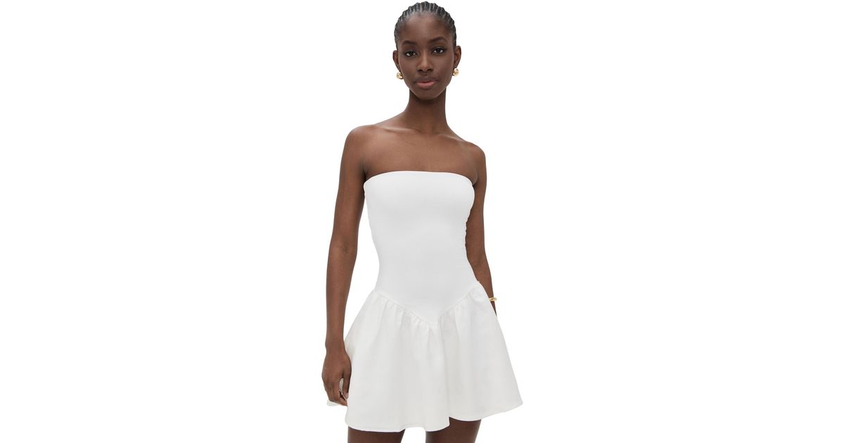 RESA Mackie Mini Dress in White | Lyst