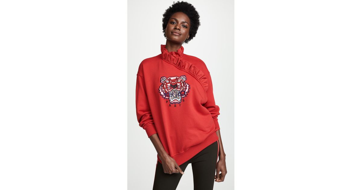 kenzo ruffle sweatshirt