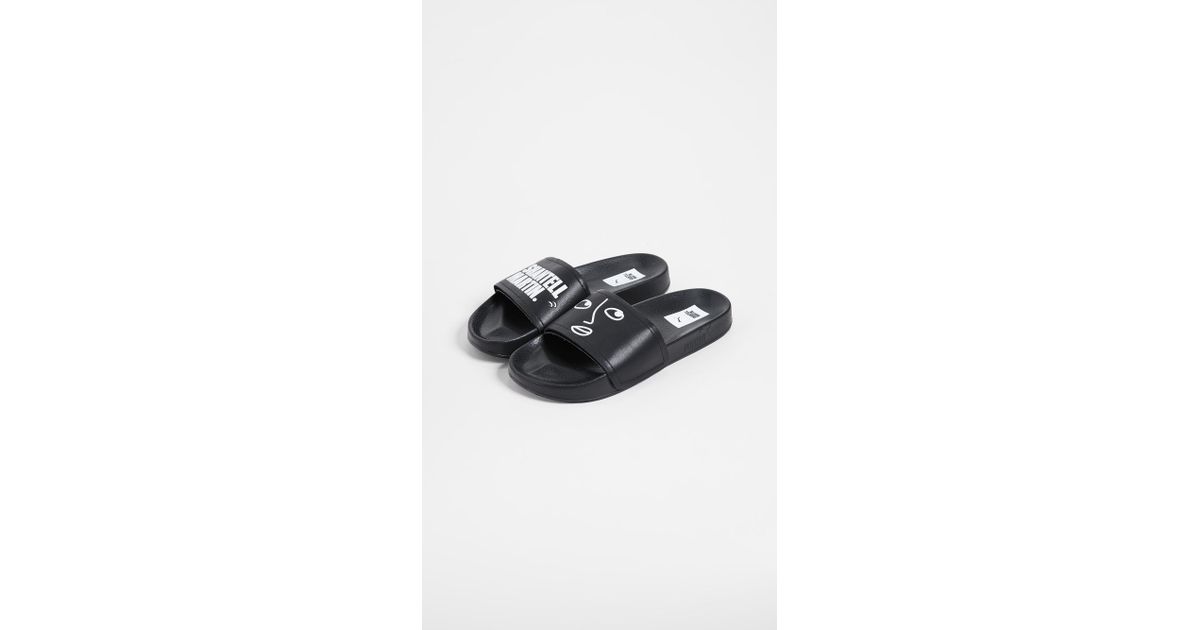 neon green fenty slides