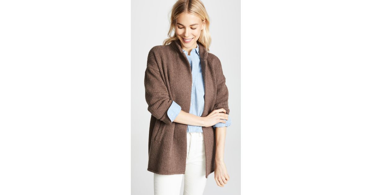 madewell laguna stitch sweater coat