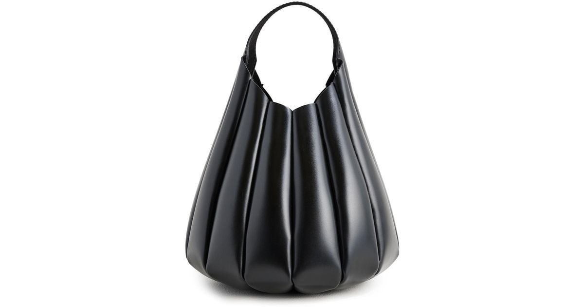 トートバッグ Cult Gaia Thais Top Handle Bag - Raffia - Black Cult Gaia Thais Top Handle Bag - Raffia - Black | THE LIST