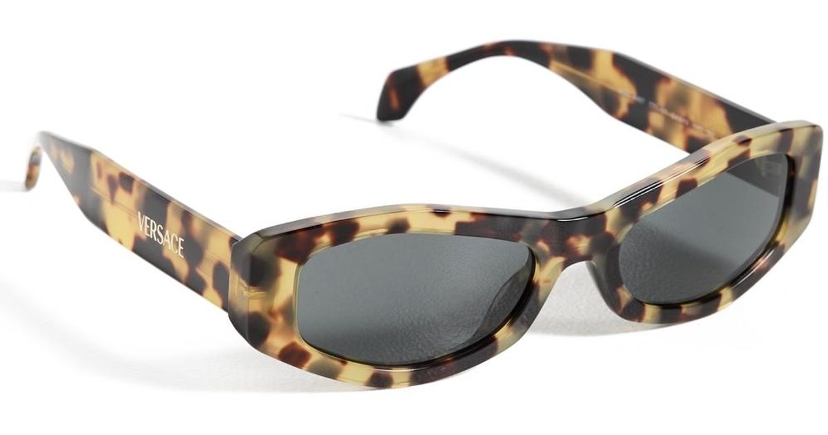 【関税＆送料込み】Versace 0Ve4487U Signature Sunglasses Versace VE4487 L (54 - 19) with Grey lenses and Black frame