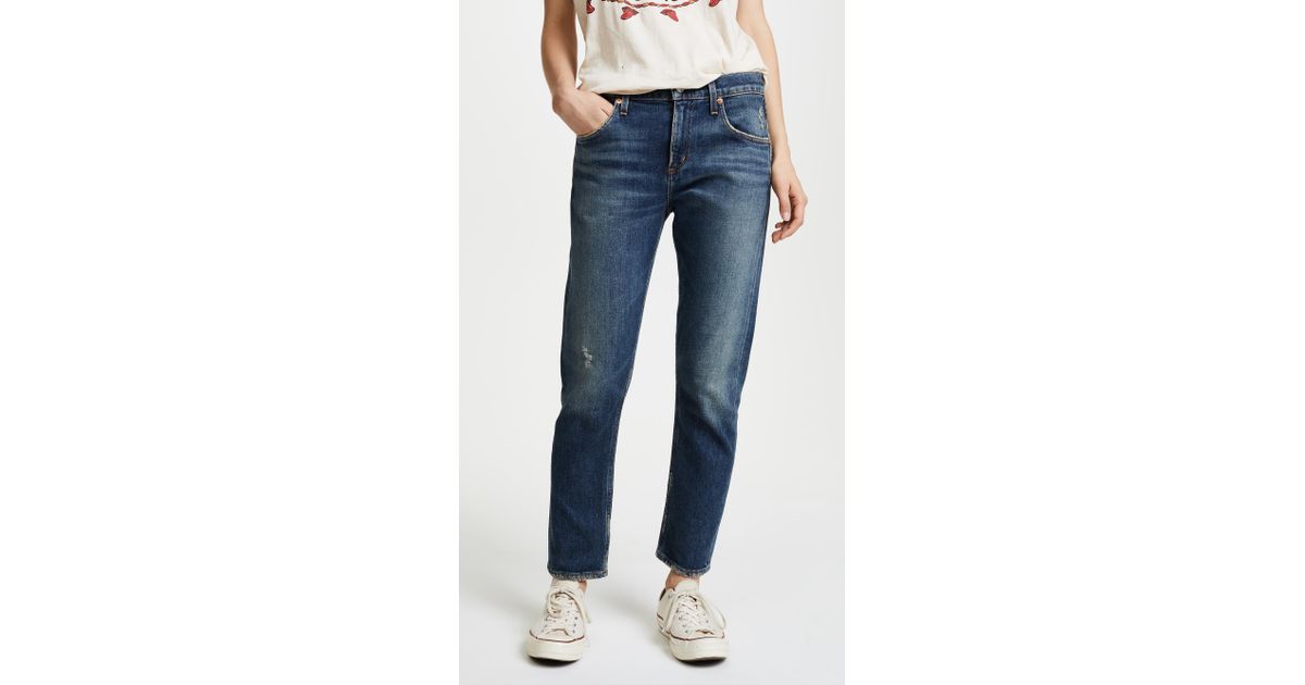Isabel Mid Rise Slim Straight Jeans 