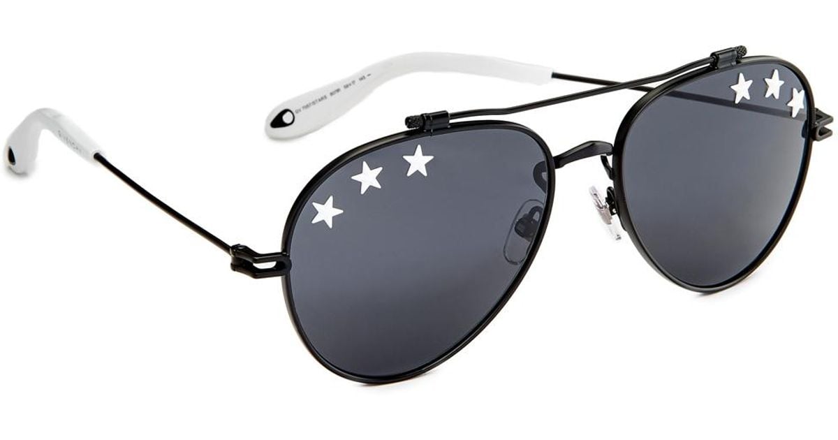 Givenchy Stars Aviator Sunglasses - Lyst