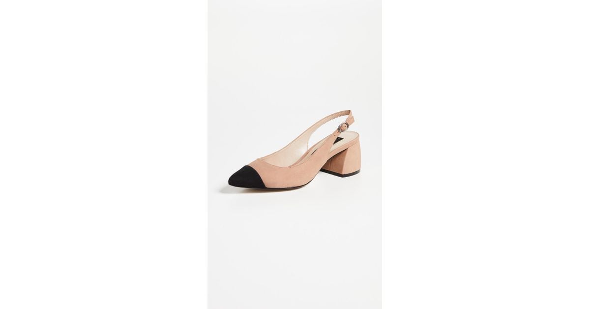 agent slingback pumps