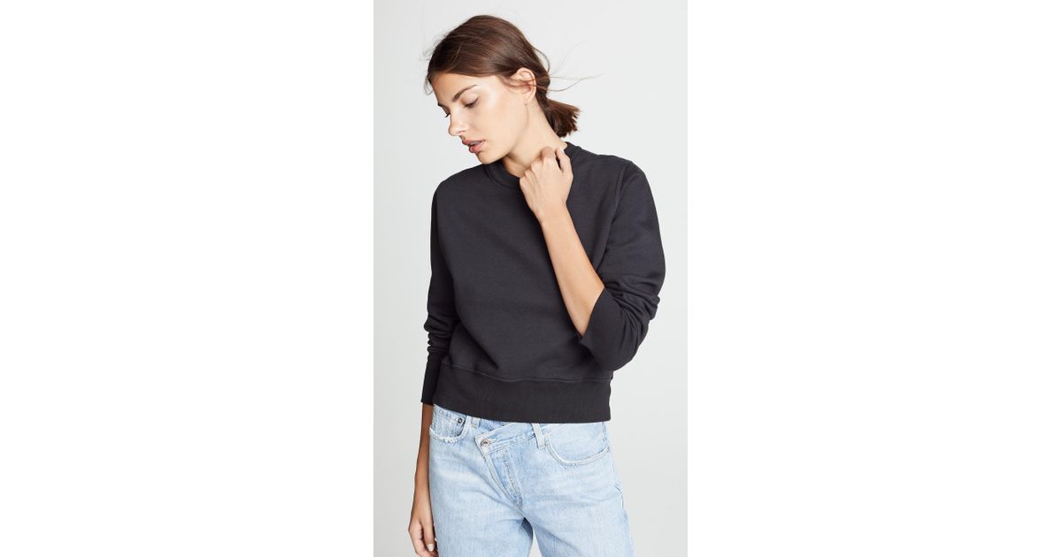 agolde shrunken sweatshirt