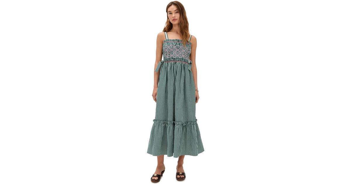 Hunter Bell Larissa Dress in Green | Lyst