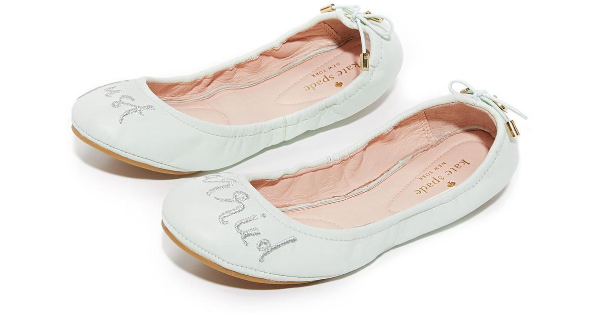 Kate spade just married flats Clearance