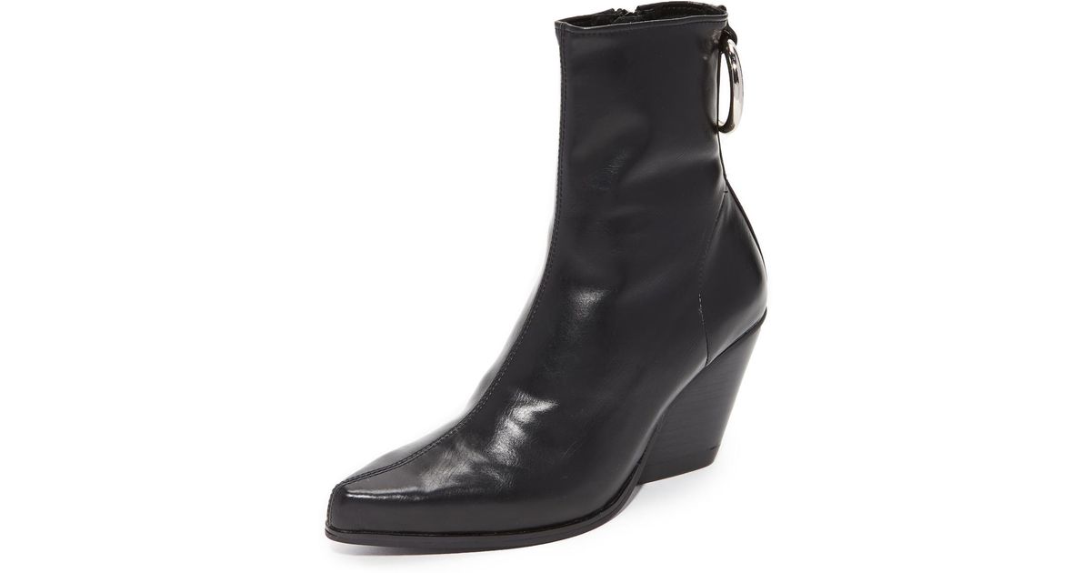 jeffrey campbell black booties