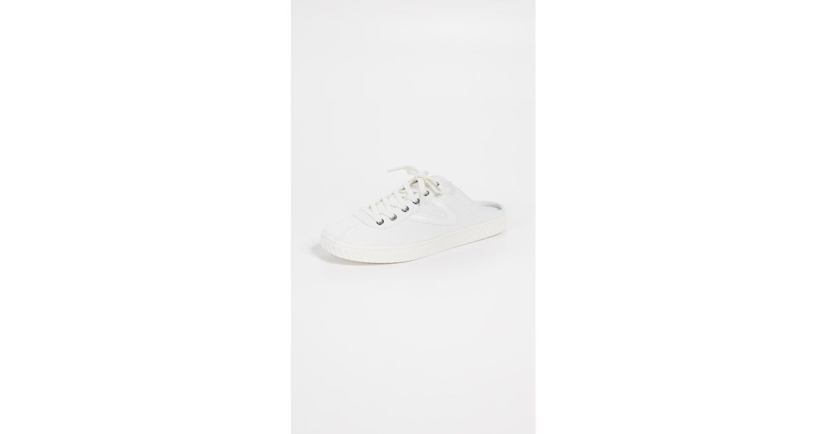 Tretorn Cam Mule Sneakers in White | Lyst