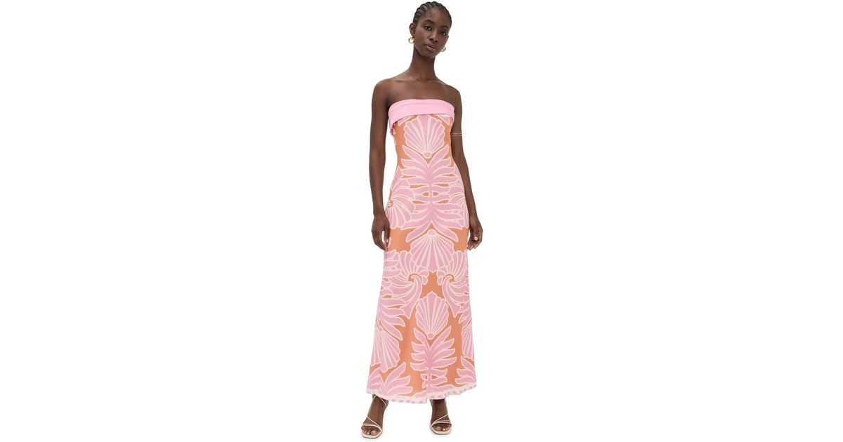 seven wonders pink dress Seven Wonders Pink Off the Shoulder Ruffle Dress