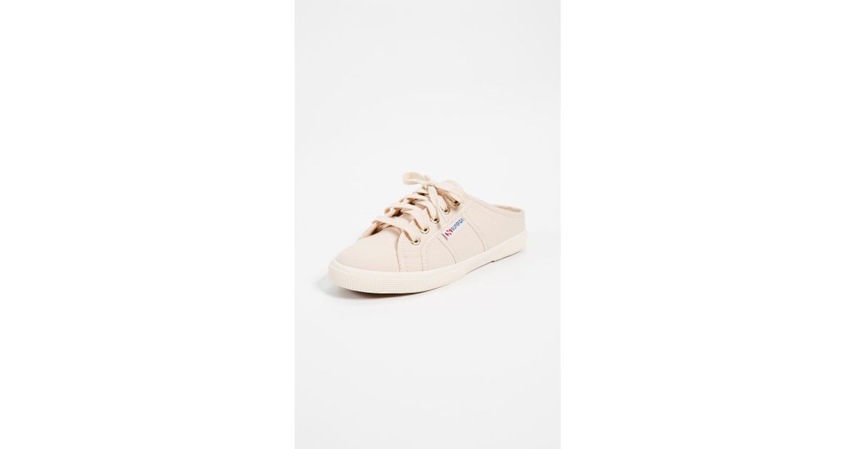 superga canvas mules