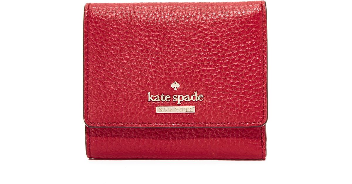 red kate spade wallet