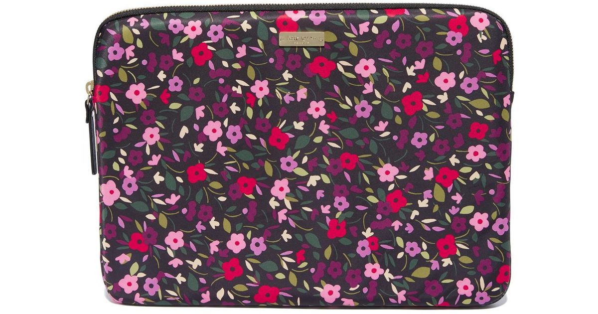kate spade floral laptop bag
