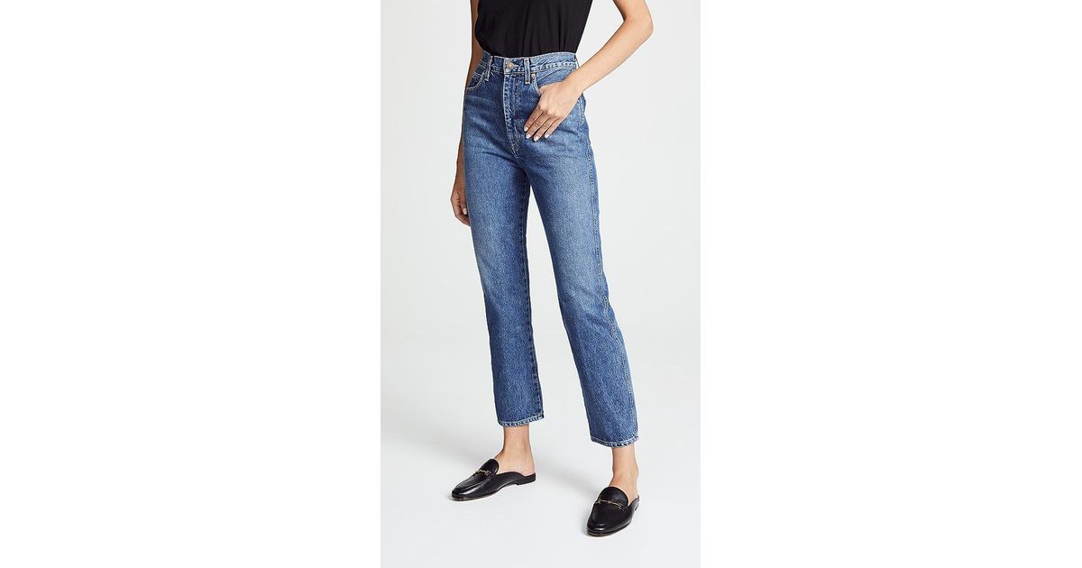 Agolde Pinch Waist High Rise Kick Jeans in Blue Lyst Canada