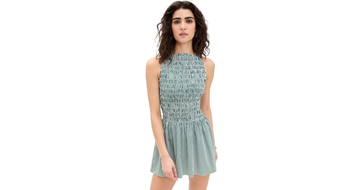 Faithfull the Brand Noa Mini Dress in Blue | Lyst Canada