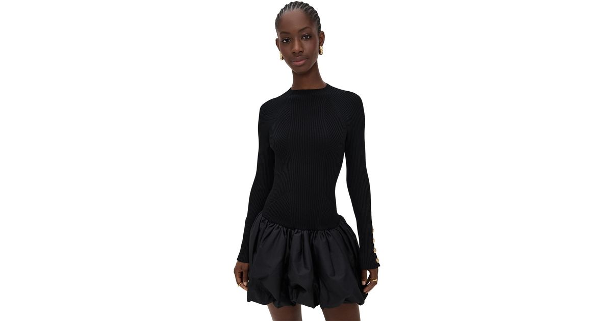 aje moonlight knit mini dress Aje. in Black Summer2022