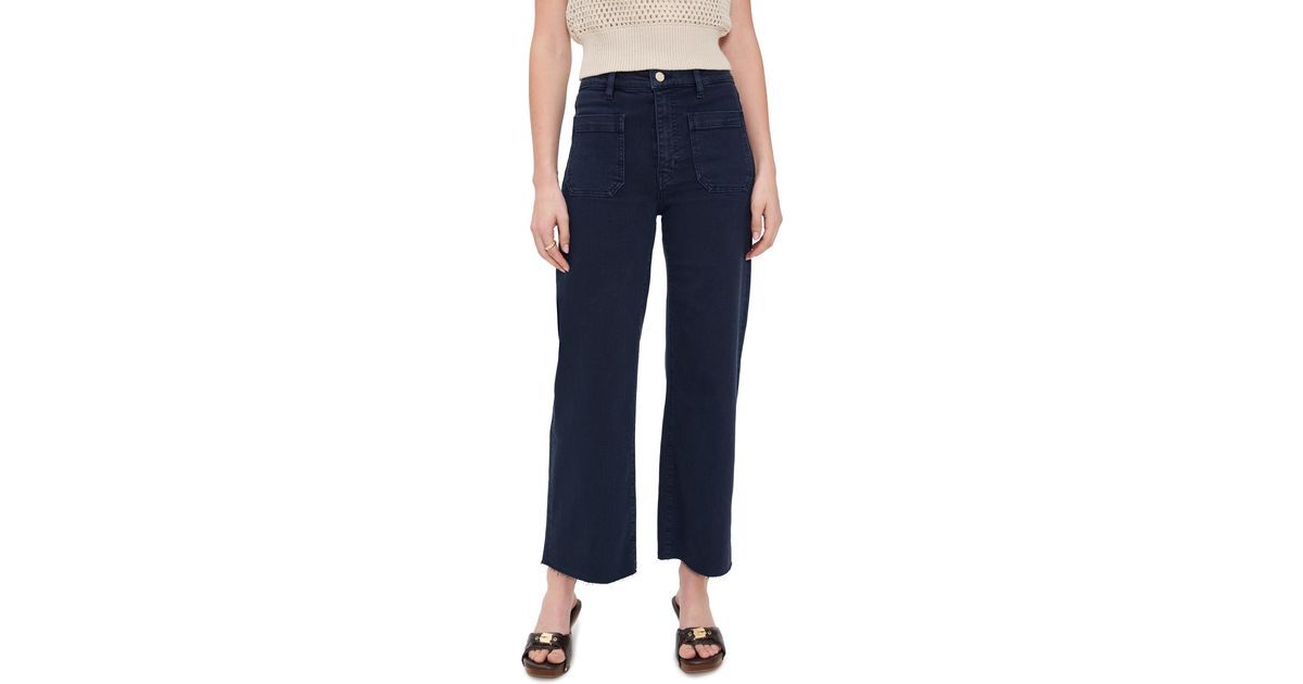 FRAME The Anchor Pants in Blue | Lyst