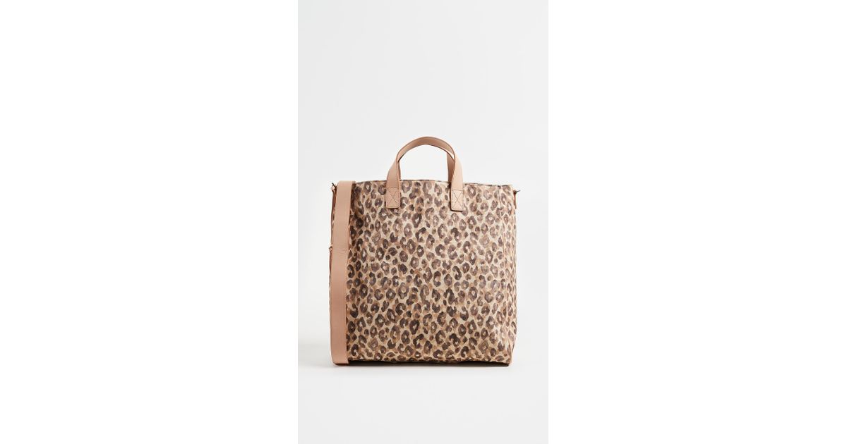 leopard beach bag