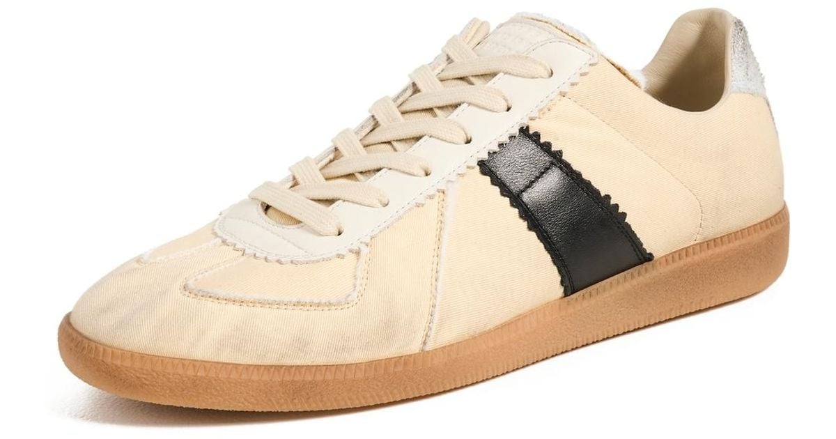 Maison Margiela★Distressed Mixed Materials Replica Sneakers Maison Margiela Distressed Mixed Materials Replica Sneakers