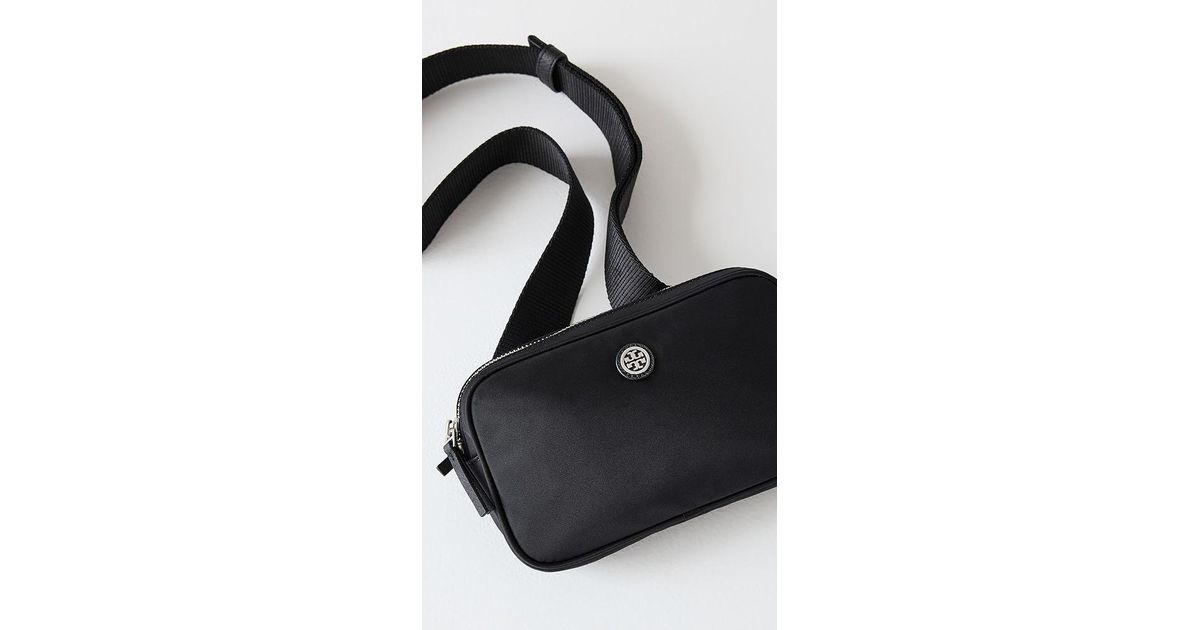 Tory Burch Virginia Belt Bag in Black | Lyst