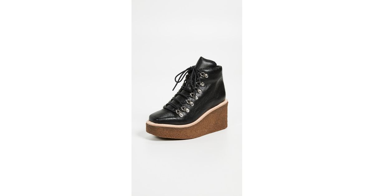 jeffrey campbell viajar wedge hiker booties