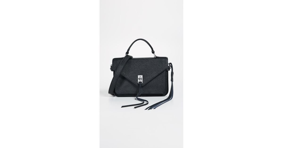 Rebecca Minkoff Small Darren Messenger Bag in Black Lyst