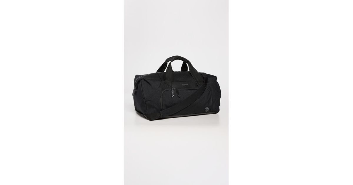 Cole Haan Zergrand Duffle Bag in Black for Men Lyst