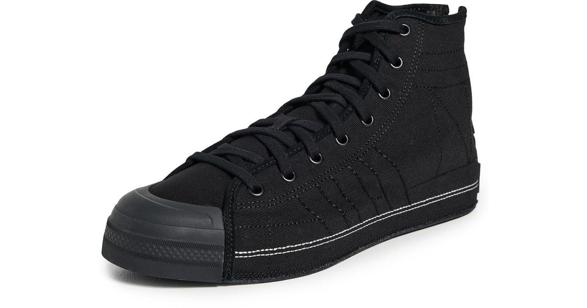 Y-3 Nbhd Nizza Hi Sneakers in Black for Men | Lyst