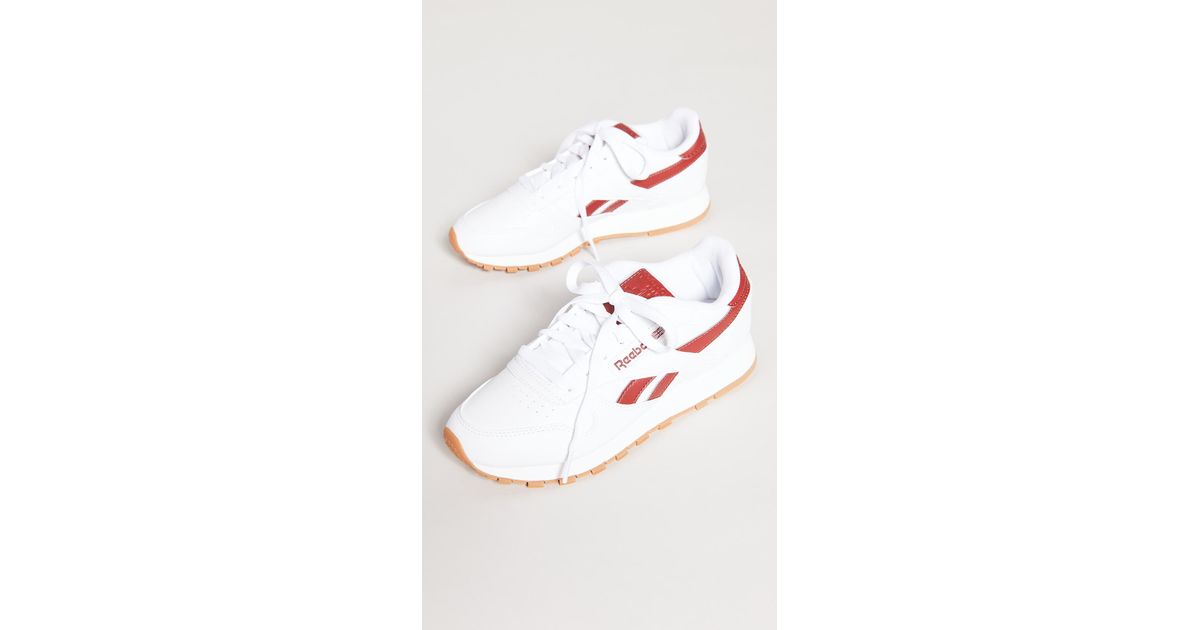 Reebok Classic Leather Vegan Sneakers in White Lyst Canada