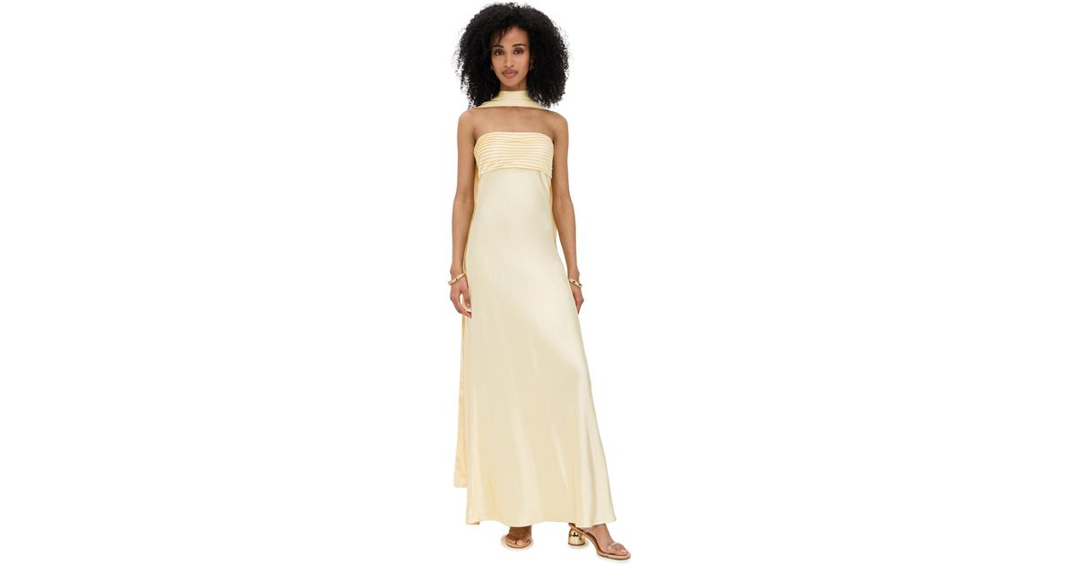 blue maxi dress floral Berylove Women White Blue Floral Wedding Guest Dress A Line Spaghetti Straps Tiered Maxi Dress, White Blue Flower / US2