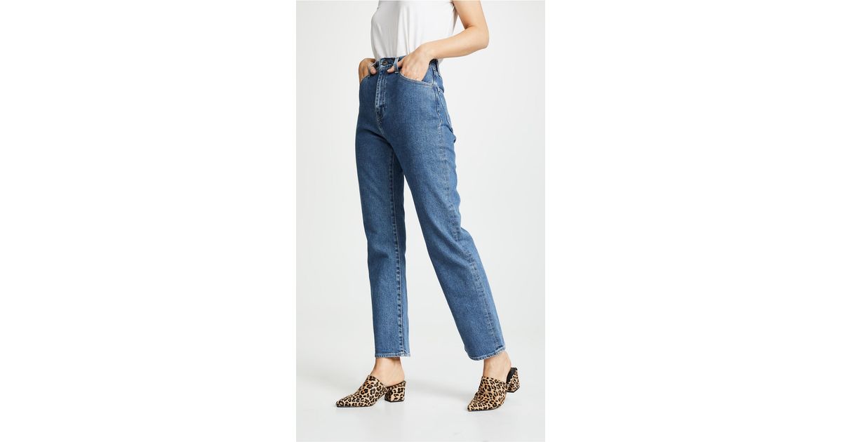 levi's 701 highrise straight jeans