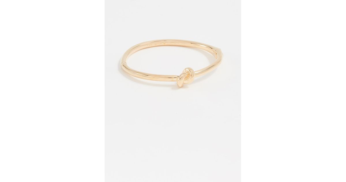 Kate Spade Sailor's Knot Bangle Bracelet in Gold (Metallic) Lyst