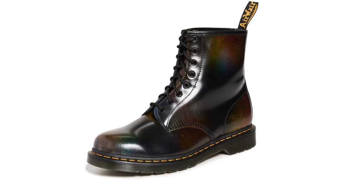 Dr martens deals rainbow black