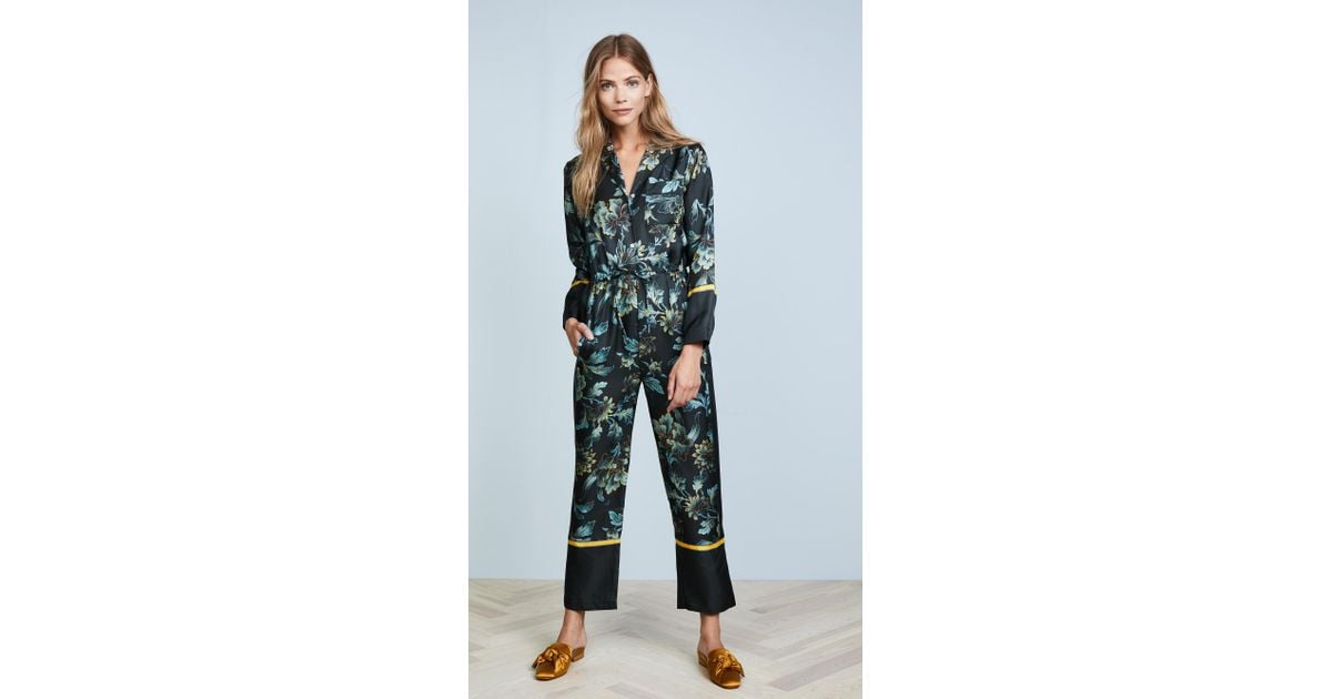 silk pajama jumpsuit