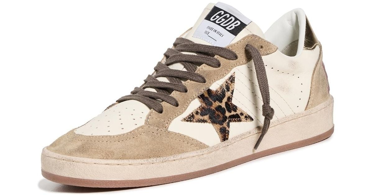 Golden Goose Ballstar Nappa Upper Suede Toe And Spur Horsy
