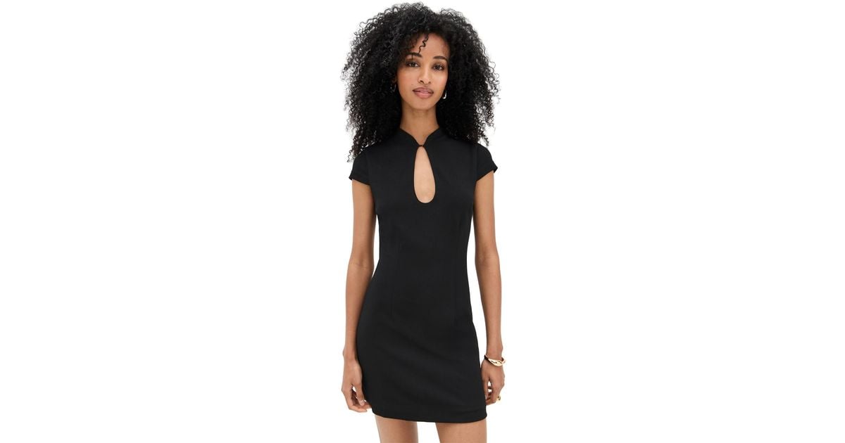 vieno keyhole fitted mini dress Runaway the Label Vieno Keyhole Fitted Mini Dress