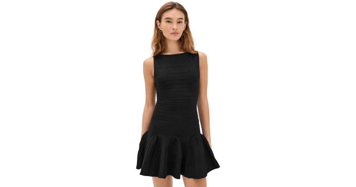 retrofte Audrina Knit Dress in Black | Lyst retrofte Audrina Knit Dress in Black | Lyst