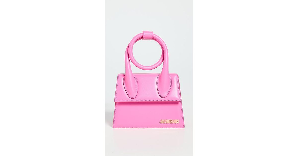Jacquemus Le Chiquito Noeud Satchel in Pink | Lyst