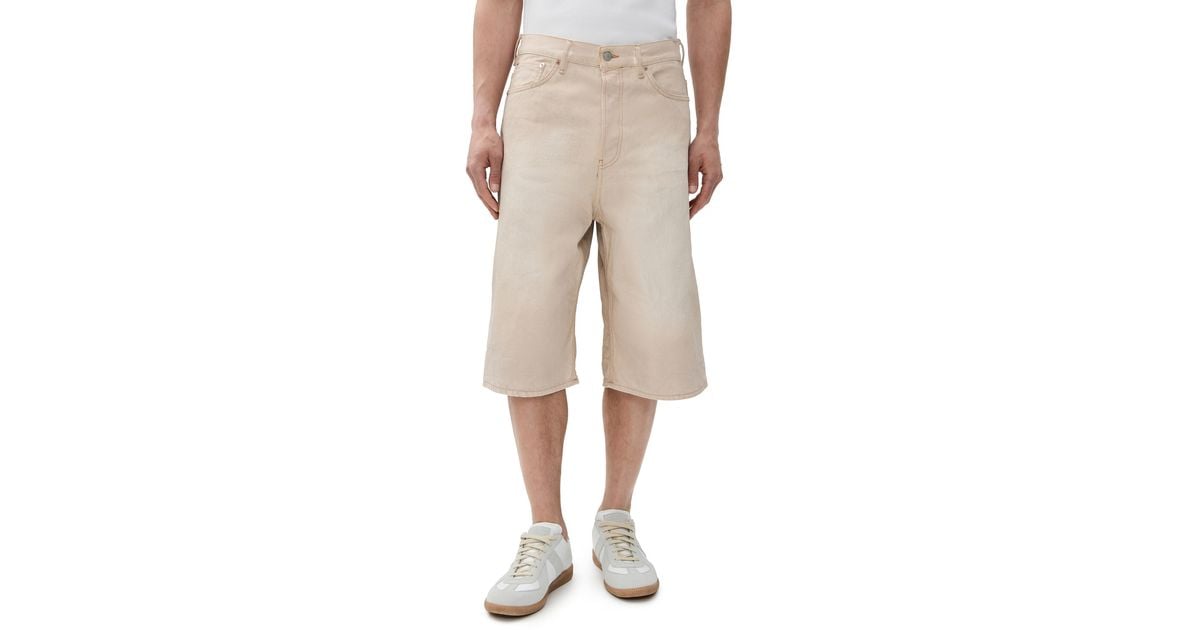 Acne Studios Judda Traffic Shorts 13.5 in Natural for Men | Lyst