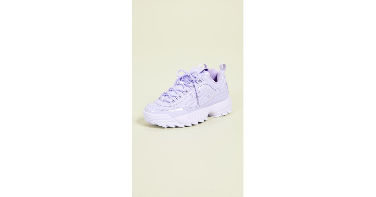 lilac fila trainers