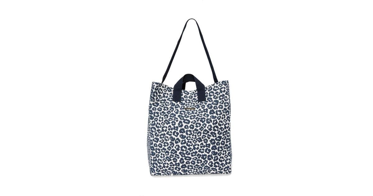 leopard print beach bag