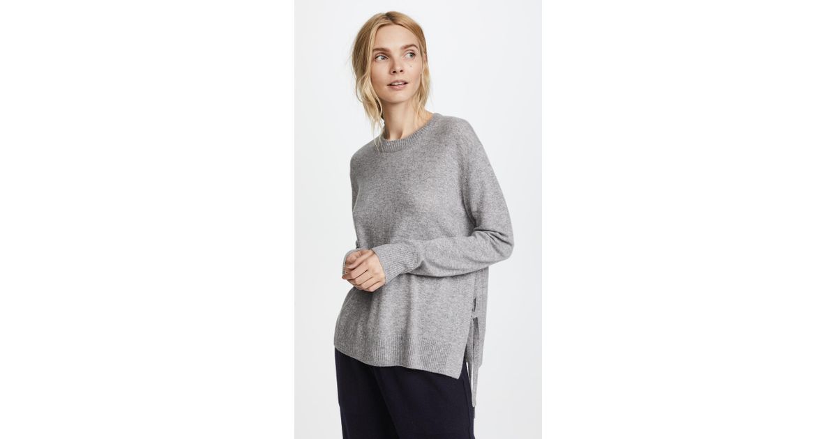 Vince grey cashmere clearance sweater