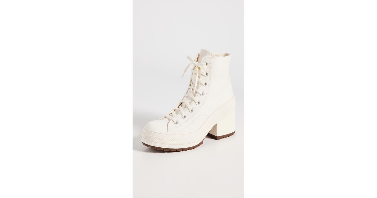 Converse Chuck 70 Heel Sneakers in White | Lyst