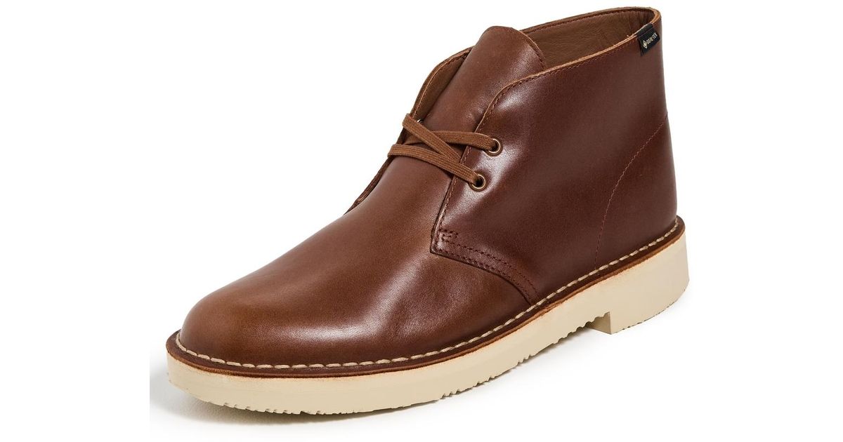 Clarks Goretex Desert Boots in Brown for Men | Lyst