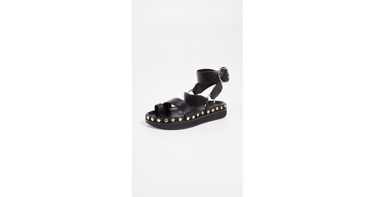 Isabel Marant Leather Nirvy Sandals in 