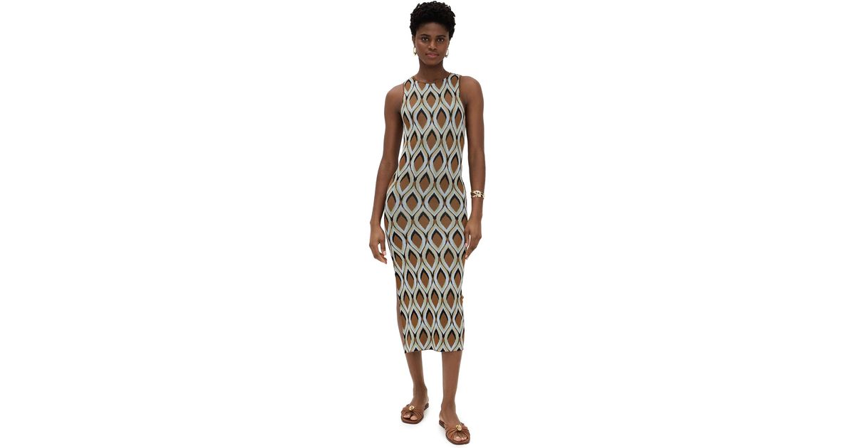 misa brown dress Misa Los Angeles Women's Eliana Floral Tiered Maxi Dress - Chained Blossom