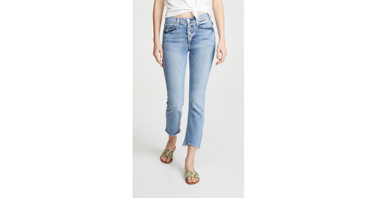 mcguire denim high rise cropped gainsbourg jeans