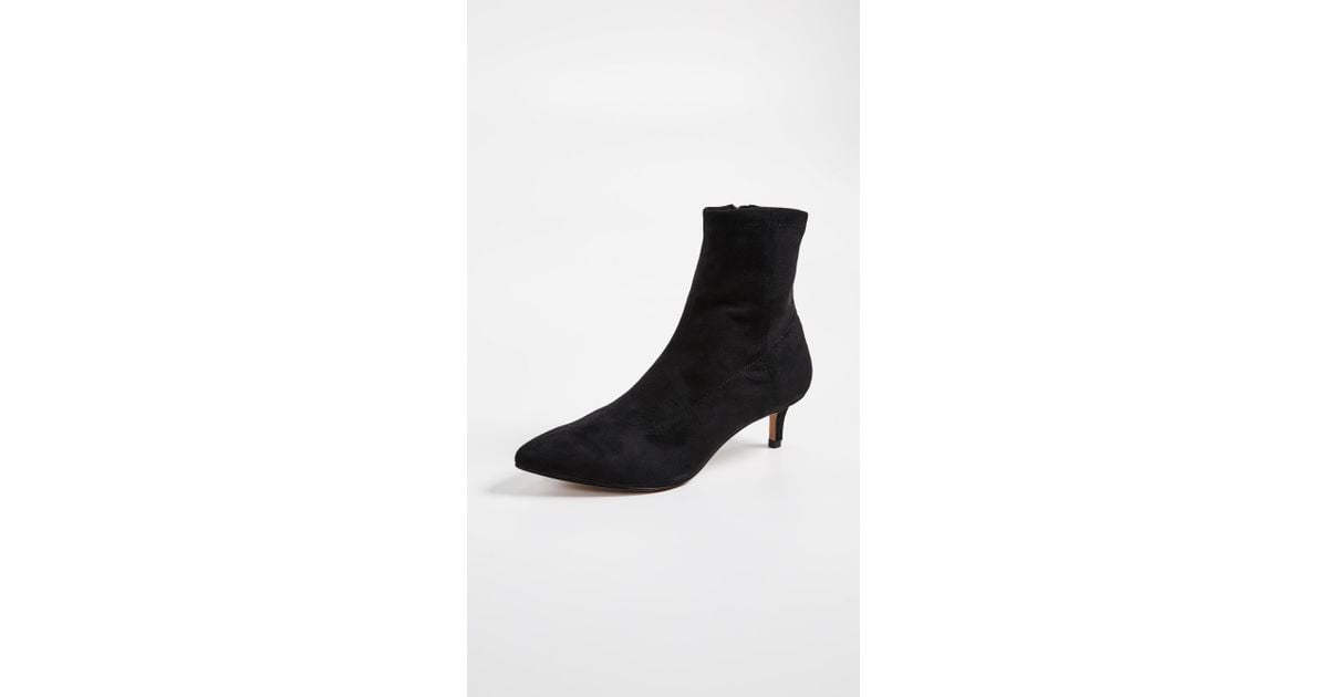 rebecca minkoff sayres kitten heel booties