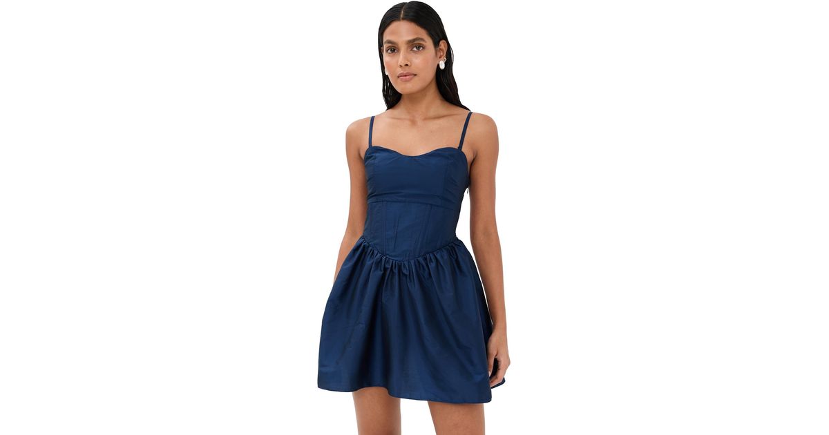 Azeeza Naina Mini Dress in Blue | Lyst